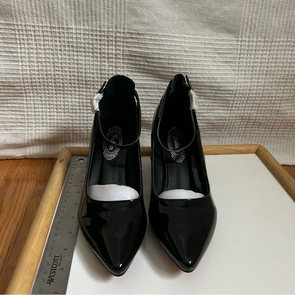 Sleek Black Women's Heels